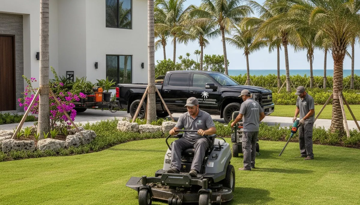 Fort Lauderdale, FL landscaping service for lawn care and yard maintenance